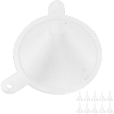 10 pièces Mini Entonnoirs en Plastique pour Liquides et Parfums (1/5)