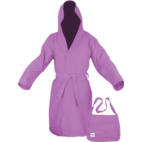PEIGNOIR TECHNIQUE PODDY EN MICROFIBRE lilas L