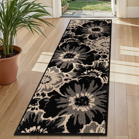Tapis Couloir Antidérapant, Tapis de Cuisine Devant Evier 50x150cm (1/5)