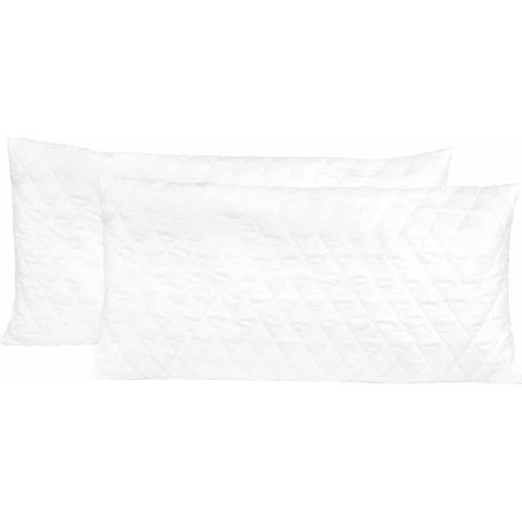 vidaXL Almohadas 2 unidades de espuma viscoelástica 80x40x14 cm (1/2)