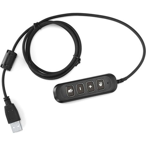 Adaptateur USB-C vers Jack 3.5mm avec Contrôle de Volume pour Casque - Gris