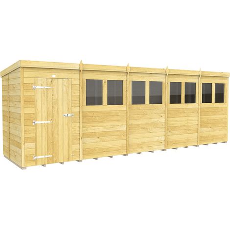 20 x 5 Pent Shed