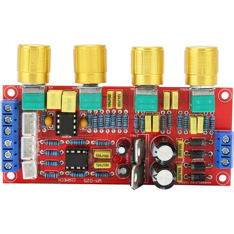 Module préamplificateur audio HIFI, amplificateur de volume, tonalité, égaliseur, carte de contrôle, accessoire, alimentation AC 12V NE5532 (1/5)