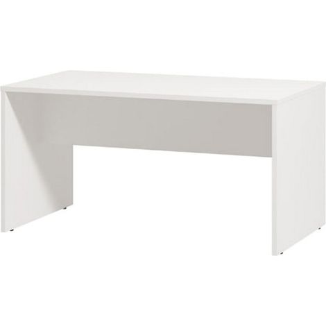 Mesa de Centro Formia, con Patas, un Hueco, Forma Rectangular, 90x49.5x45.5h cm Blanco