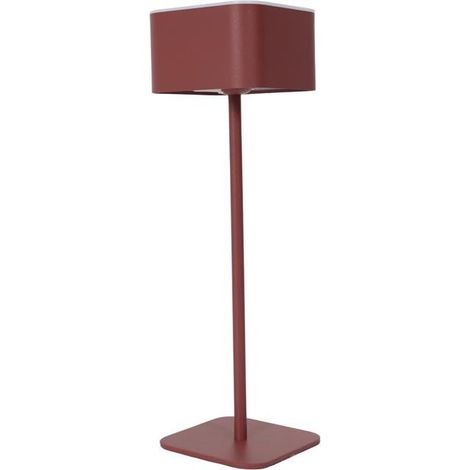 Lampe Tactile Rechargeable "Terra" 26cm Rouge (1/5)