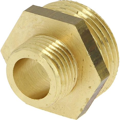 Anquier – Raccord laiton réduit mâle 1'-1/2 – Filetage 26-15 – Normes A.C.S. NF EN 12164/12168 – Pour installations sanitaires et chauffage