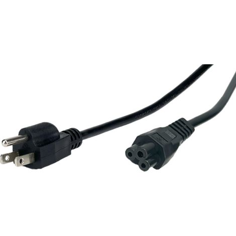 POSAC-C5US18: POS AC-US-Kabel C5-YJ3 [2,5 A]/NEMA5-15P [10 A] 125 V SVT 18 AWG L-1800 schwarz