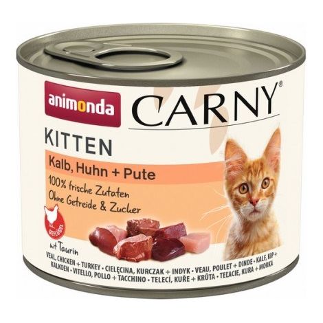 Animonda Carny Kitten Rindfleisch, Kalbfleisch 24x200g