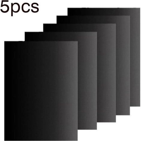 Filiyano-Lot de 5 feuilles de cuisson antiadhésives pour barbecue et four (40 cm x 33 cm) et plaques de cuisson réutilisables fdc3ba (1/4)