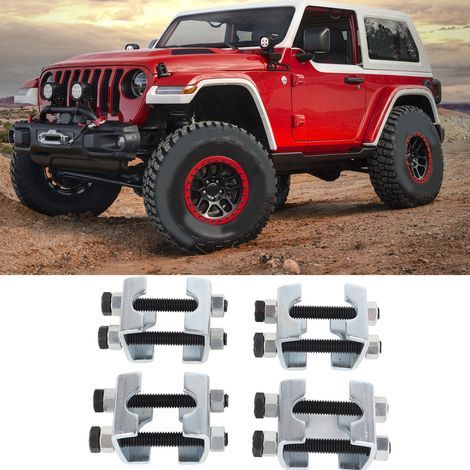 Pieces Mini Coil Spring Compressor, 2-Way Adjustable Carbon Steel Spring Spacer for Shock Absorbers (1/5)