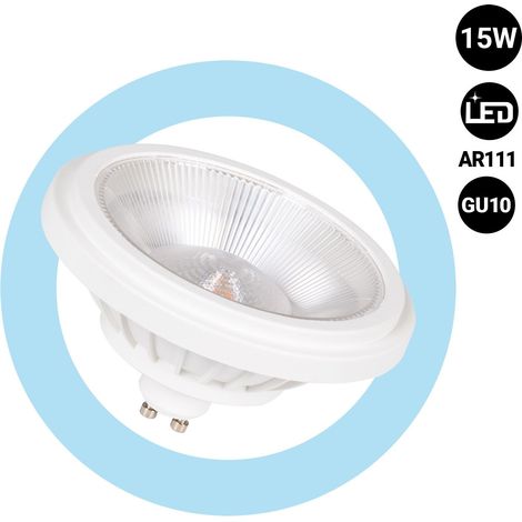 Ampoule LED AR111 GU10 - 15W - IRC 85 - Blanc Froid
