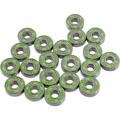 20 roulements à billes 608 2rs, roulements haute vitesse Ilq-9 pour skateboards, patins en ligne, trottinettes, etc. (1/5)