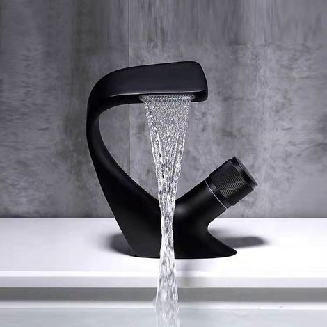 Robinet de cuisine Centre-Set Robinet de salle de bain avec robinet de swan Robinet de salle de bain Robinet d'évier (1/5)