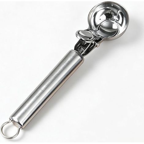 Cuillère à Glace 4cm avec déclencheur crème glacée en Acier Inoxydable (1/5)