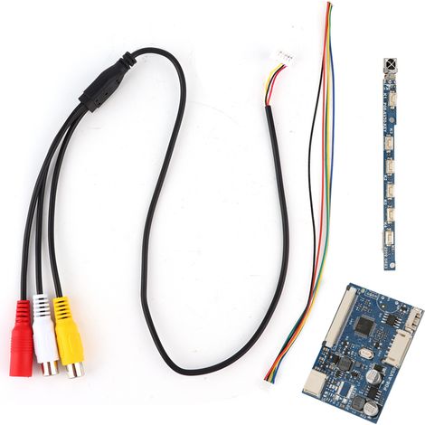 Module pilote 50 broches pour écrans LCD 7 à 10,1 pouces, compatible signal AV 2 canaux (1/5)