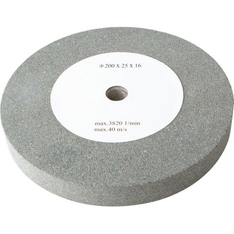 Mola Abrasiva 200x25x16 mm Grana 60 Smerigliatrice da banco Scheppach 88000869