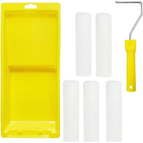 7 Rouleaux Peinture pour Décoration Murale Jardin Plafond Porte (1/4)