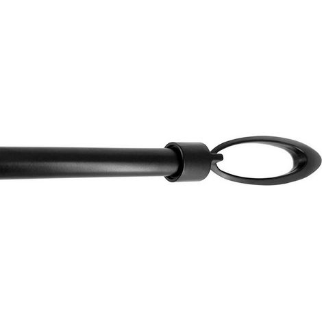 Utilia BASTONE PER TENDE ORBITA Estensibile cm. 71ÃƒÂƒÃ‚Â·122 col. Nero