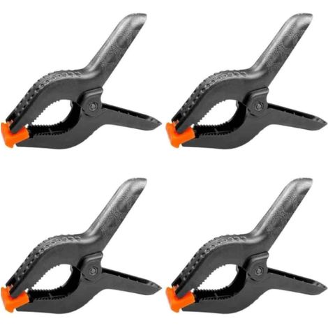 Pince À Ressort - 158 mm - Ouverture Max 65 mm - Pour Bois Et Atelier - Lot De 4 (1/5)