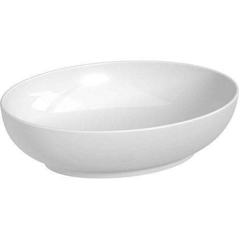 Jika Astra - Aufsatzwaschbecken, 52x40 cm, ohne Überlauf, ohne Hahnloch, weiß H8183640001121 (1/4)