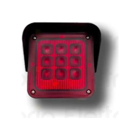 vds feu de signalisation 1 voyant - rouge 12/24v sem-1 550/3040 (1/3)