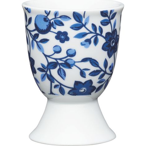 Kitchen Craft - Tasse en porcelaine, motif floral, 9 x 12 x 16 cm, couleur bleue
