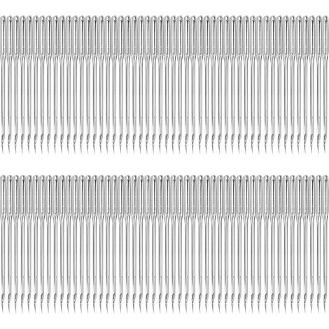 Aiguilles pour machines à coudre domestiques, aiguilles pour machines à coudre à pédale anciennes, aiguilles multifonctions pour machines à coudre, 100 pièces à vendre au n° 16 (1/5)