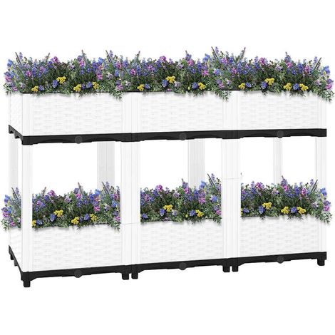 Maison Exclusive - Hochbeet 120x40x71 cm Polypropylen