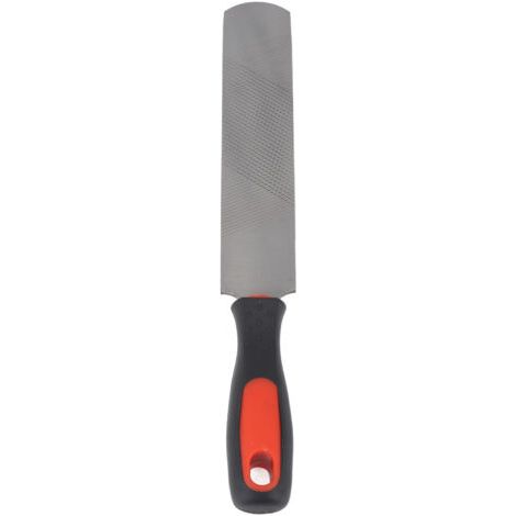 QORVA-Râpe à sabots de 20 cm en acier au carbone, outil de limage ergonomique pour fers à cheval avec manche flexible.