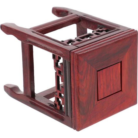Support De Plantes En Bois Élégant Support De Pot De Fleurs De Style Chinois Piédestal Daffichage Robuste Pour Lintérieur