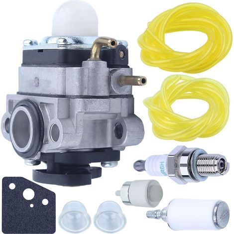 TroyBilt TB146EC Carburettor For Troy Bilt TB146EC TB525EC TB575EC TB590EC TB525ES TB539ES Line Trimmer MP429 MP479 BC509 SS418 Yard Machines Y4700EC Y4800EC 753-0776220A 753-06220B (1/5)