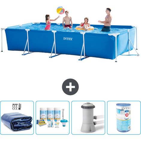 Intex Piscine Tubulaire Rectangulaire - 450x220x84 cm - 5-pièces  S40243 (1/5)