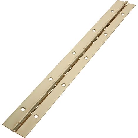 TIMCO Piano Hinges Steel Electro Brass - 1800 x 32