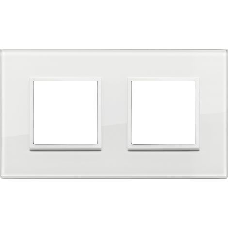 VIMAR - 21643.87 Placa 4M (2+2)int71 blanco total diamante