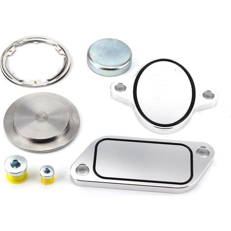 Kit de suppression du bouchon EGR compatible avec le moteur ISX CM871, comprenant le joint et le refroidisseur EGR. (1/4)