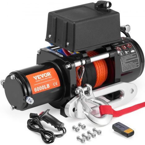 Treuil électrique 2722 kg 12 V CC treuil pour camion avec corde (1/5)