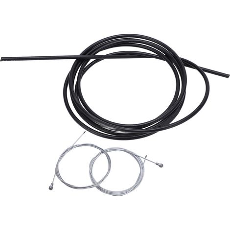 Kit câbles de frein vélo universel, gaine et fil intérieur de frein de bicyclette, jeu de remplacement avec embouts pour vélo de route (1/5)