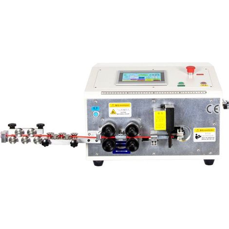 Macchina automatica per il taglio la spelatura e la piegatura di cavi unipolari unifilari rigidi (1,5 - 16 mm²) (1/2)