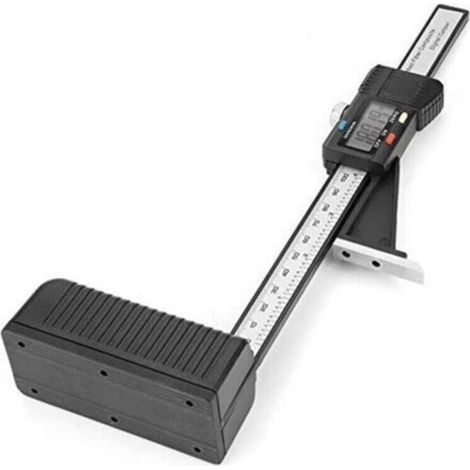 Height Gauge, 0-150mm Digital Depth Gauge, LCD Digital Display Screen Precision Height Opening Depth, with Magnetic Base, black, one piece (1/4)