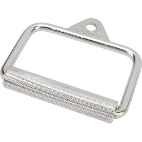 Poignée de tirage en acier moleté pour machine à câble, accessoire de musculation pour tirage vertical, aviron et poulie de salle de sport (1/5)