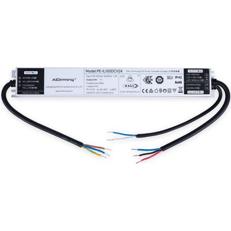 DALI DT8 dimmbares Netzteil - 24V DC - 4,17A - 100W
