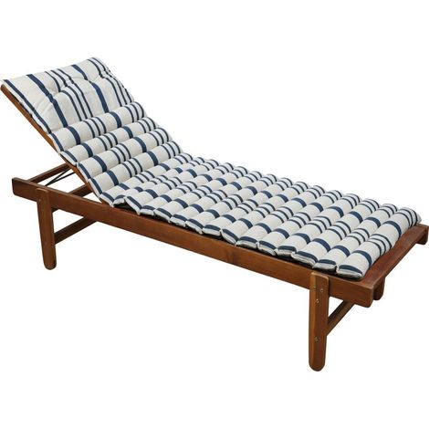 Coussin de sol ou Bain de soleil Manuel bleu