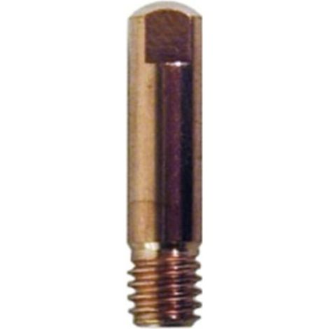 DUVER tubo de contacto m-6x25 x 1 mm , Tubo