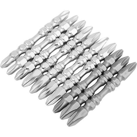10 Stück 4,5 mm, 5,5 mm, 6,35 mm PH2 Doppelschraubendreher mit Magneten (1/5)
