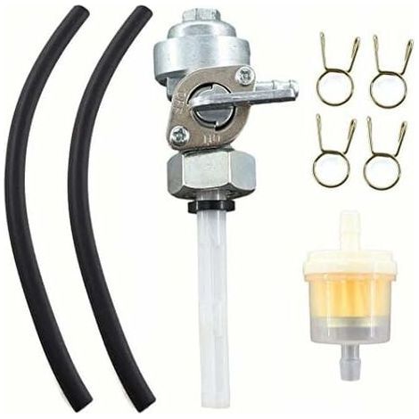 Ulisem Robinet d'essence avec tuyau pour groupe électrogène Einhell STE2500, STE3500, STE5500, Scheppach SG2600, SG3500, Güde GSE 2701. (1/5)