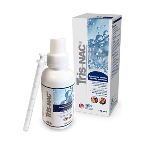 ICF TRIS-NAC Solución Tópica y Ótica contra Biofilm en Perros y