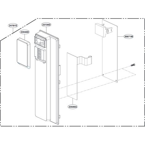 Carte électronique, module principal (repère 26871M)