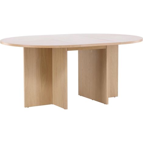 Table à Manger Extensible "Strada" 120-170cm Naturel (1/5)