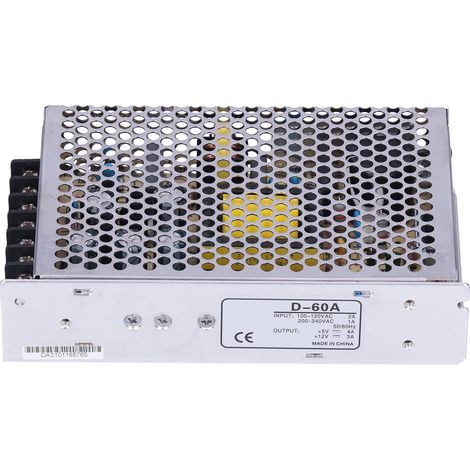 BERM@ (Authorized) D-60A Dual Output 5V/4A 12V/3A Switching Power Supply, DC Input Voltage 115/230VAC (1/5)