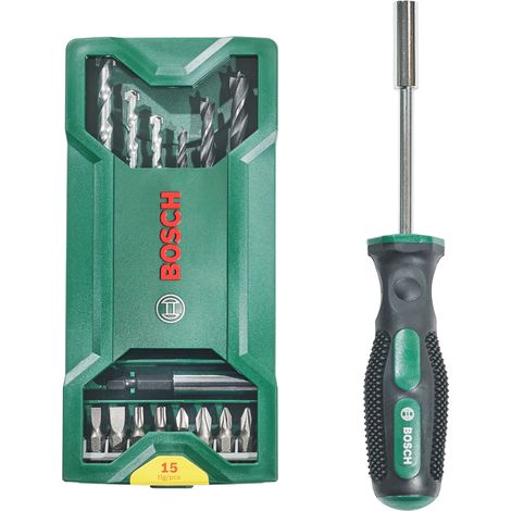 Bosch Mini-X-Line Drill & Screwdriver Bit Set 16 pieces 2607017654 (1/2)